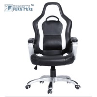 Best vinyl gamer racer chair with nylon leg soft casters