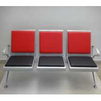 chair metal waiting hospital waiting room chairs 3 seat  patient waiting chair steel waiting chair