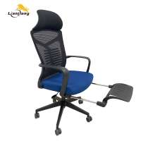 New style functional executive ergonomic office mesh chair reclining chair with leg support