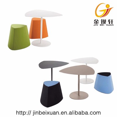 Creative living room furniture homemade new design coffee tea low height triangle shape table C75