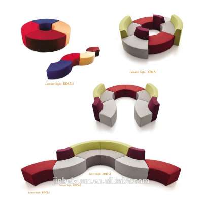 Hotel circle sofa assemble reception combination sofa