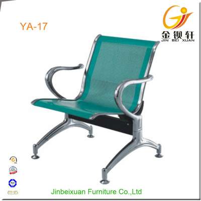 Aluminum alloy arms public stadium seat with one seat