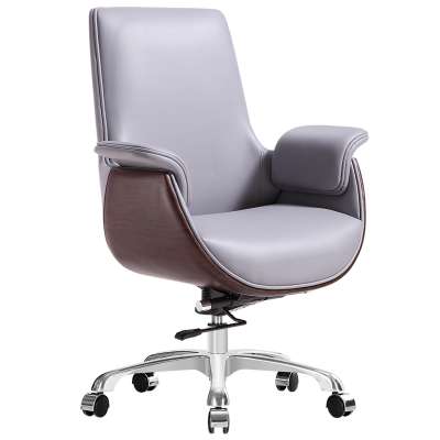 Cheap price Guangdong factory middle back rocking ergonomic swivel office chairs  JA-750C