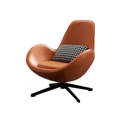 Northern Europe style new design leather  living room chair leisure egg chair JA-780